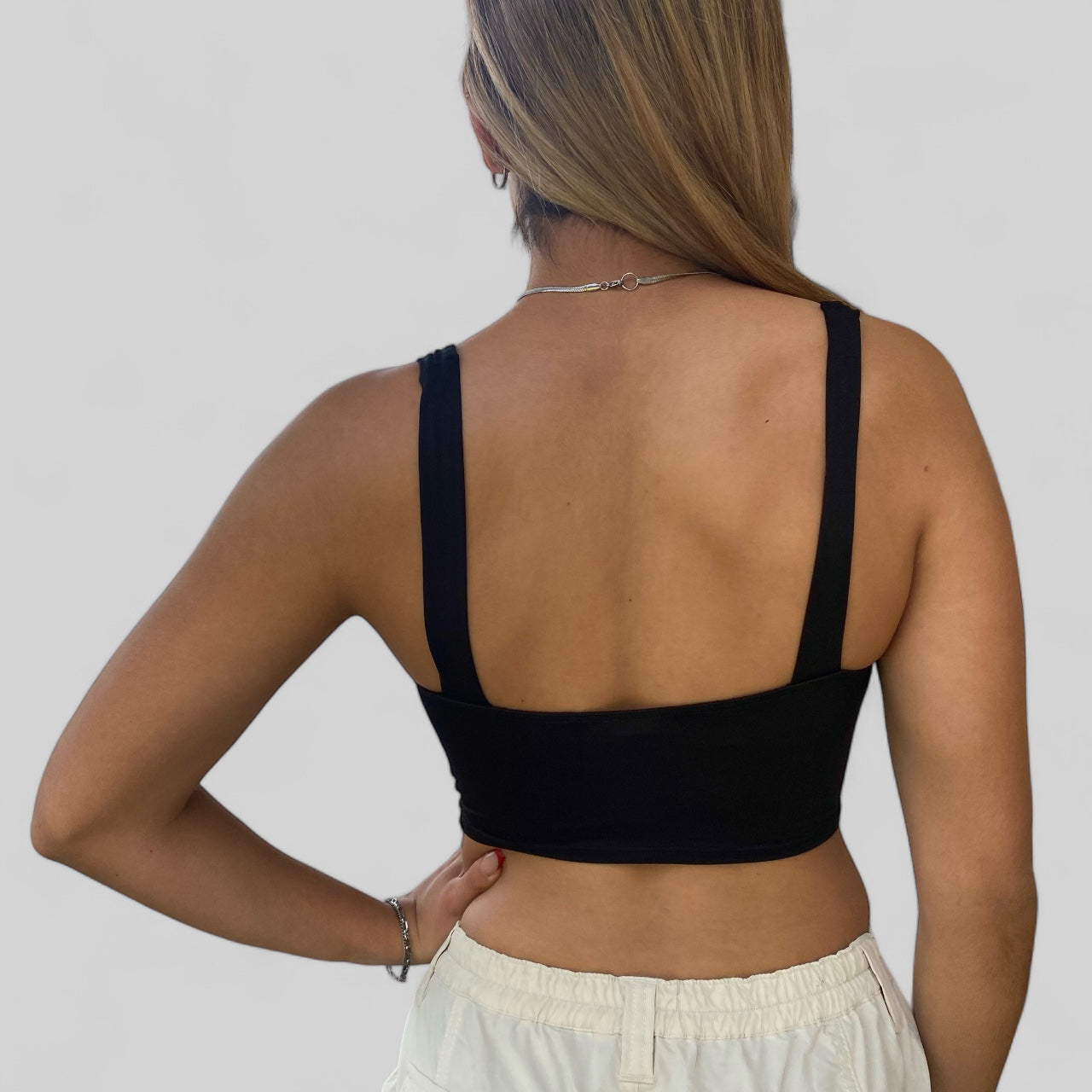 Blusa Corta Elástico