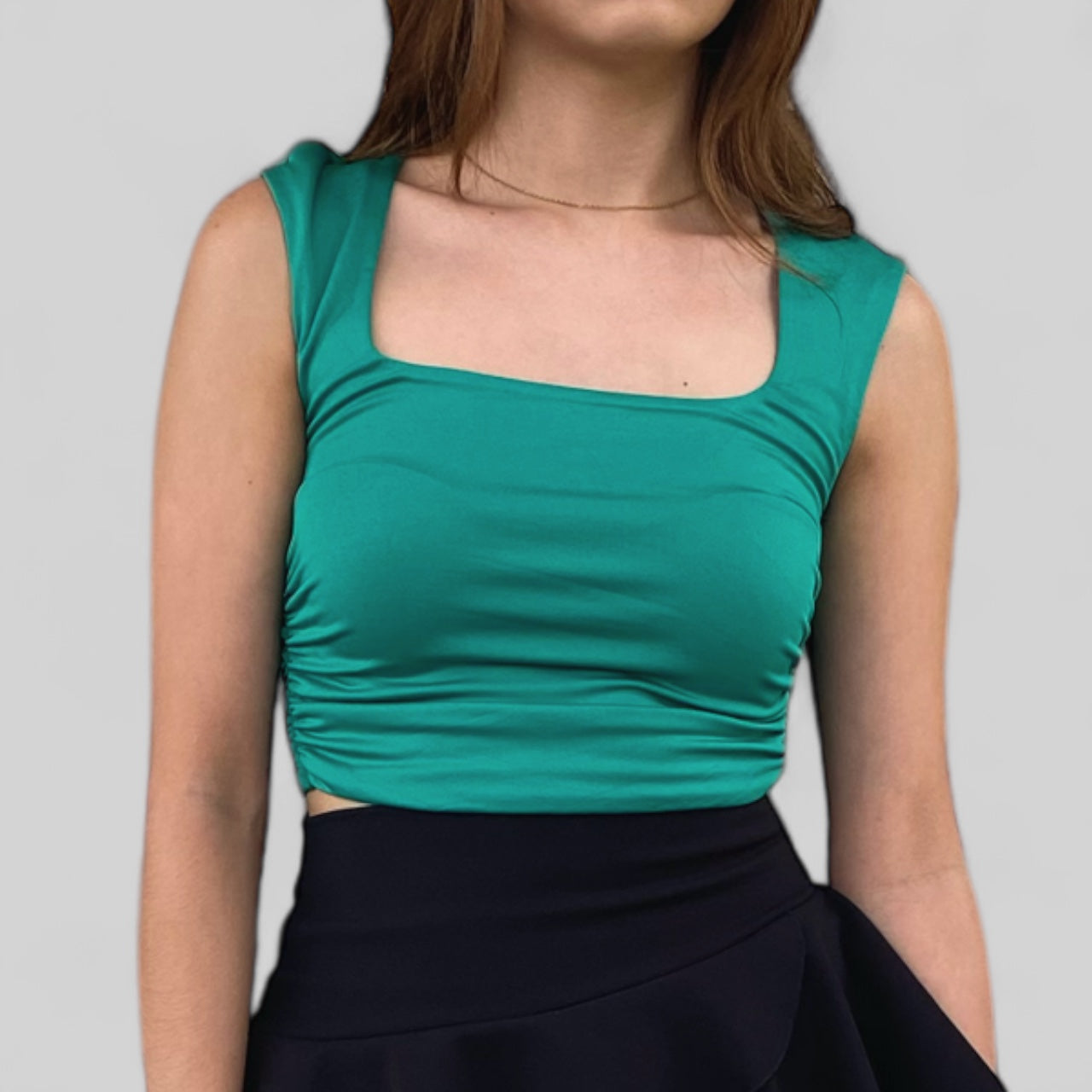 Blusa Corta Elástico