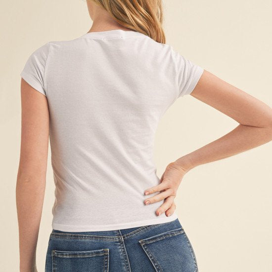 Blusa Regular Cuello Redondo